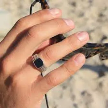  Onyx Black Ring